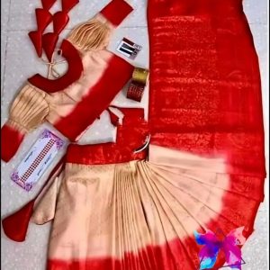 ইন্ডিয়ান কাঞ্জিভরম রেডিশাড়ি