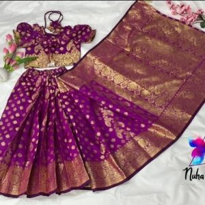 লতা কাতান-রেডিশাড়ি (গাঢ় বেগুনি)