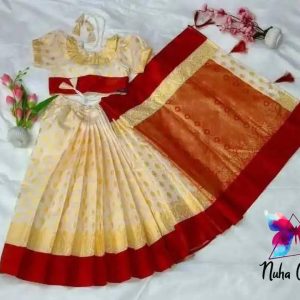 সফ্ট সিল্ক কাতান রেডিশাড়ি