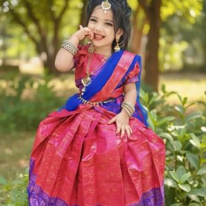 সফ্ট সিল্ক কাতান লেহেঙ্গা